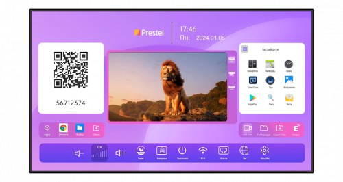 Коммерческий дисплей Prestel CD-NF55OPS