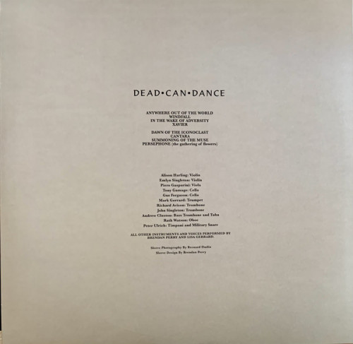 Виниловая пластинка Dead Can Dance — WITHIN THE REALM OF A DYING SUN (LP)