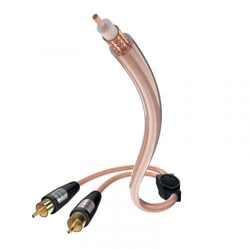 Кабель межблочный In-Akustik Star Audio Cable Y-Sub RCA-2RCA, 3.0m #0030823