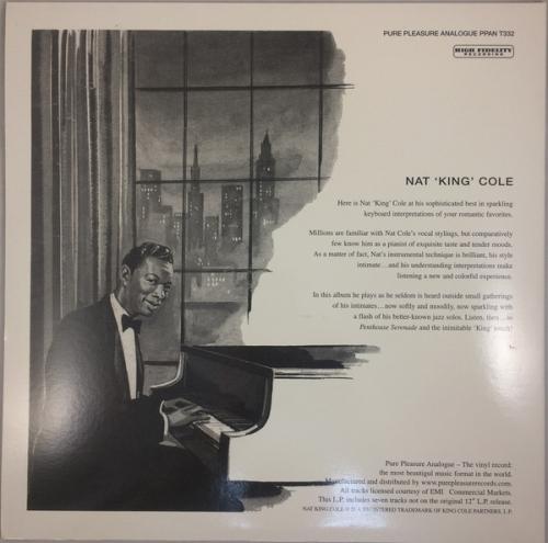 Виниловая пластинка Nat King Cole - At The Piano, Penthouse Serenade (Analogue) (Black Vinyl LP)