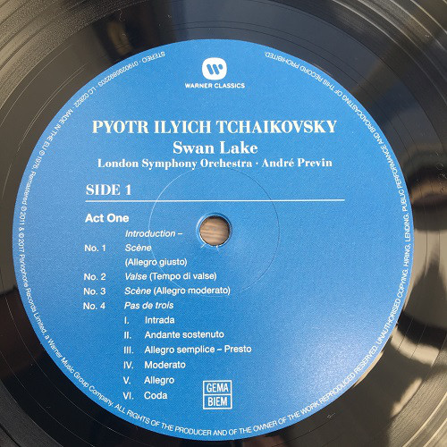 Виниловая пластинка Andre Previn TCHAIKOVSKY: SWAN LAKE (180 Gram/Gatefold/Remastered)