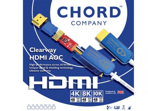 HDMI кабель Chord Company Clearway HDMI AOC 8k (48Gbps) 10m