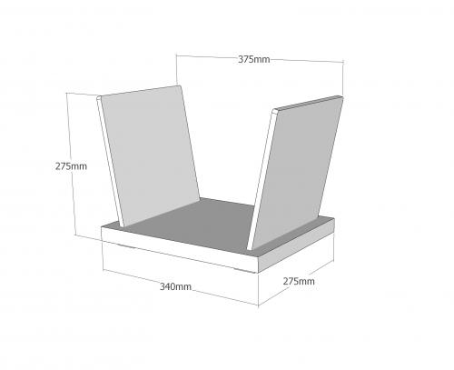 Подставка для виниловых пластинок VOXmodule VINYL STAND 07 (американский орех)