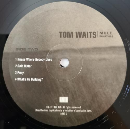 Виниловая пластинка Tom Waits - Mule Variations (Black Vinyl 2LP)