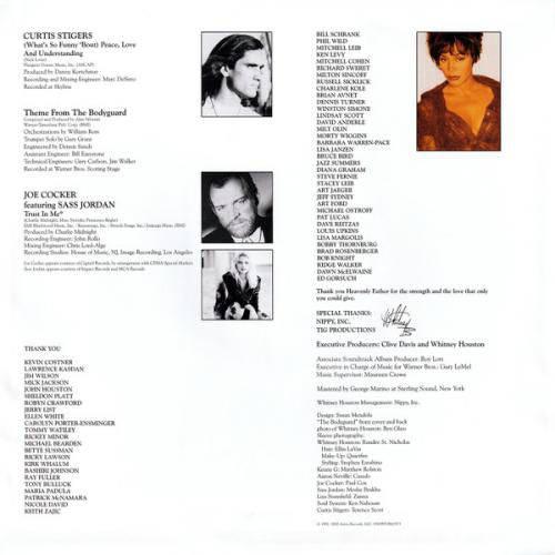 Виниловая пластинка Houston Whitney - The Bodyguard - Original Soundtrack Album (LP)