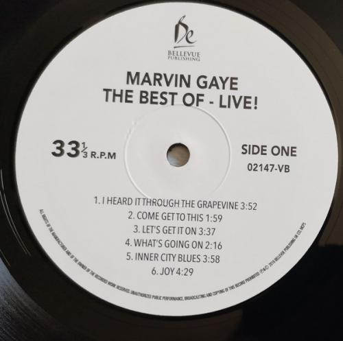 Виниловая пластинка Gaye Marvin - The Best Of Live!