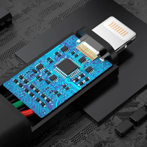 USB кабель HAVIT CB6255 USB-C - Lightning BK 1m