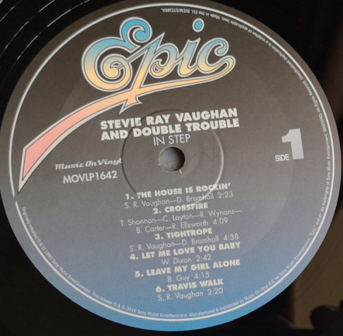 Виниловая пластинка Stevie Ray Vaughan - In Step (Black Vinyl LP)