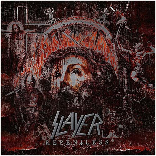 Виниловая пластинка Slayer - Repentless (Clear Silver Red Splatter Vinyl LP)