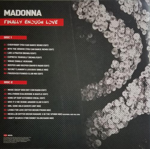 Виниловая пластинка Madonna - Finally Enough Love (Coloured Vinyl 2LP)