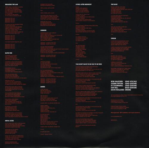Виниловая пластинка Judas Priest BRITISH STEEL