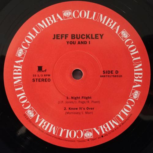Виниловая пластинка Sony Jeff  Buckley You & I (180 Gram/Gatefold)