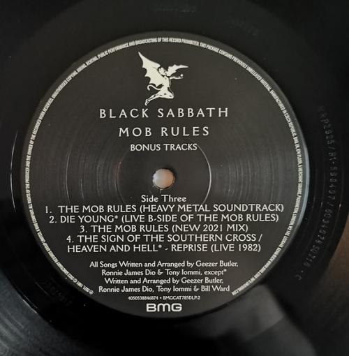 Виниловая пластинка Black Sabbath - Mob Rules (Black Vinyl 2LP)
