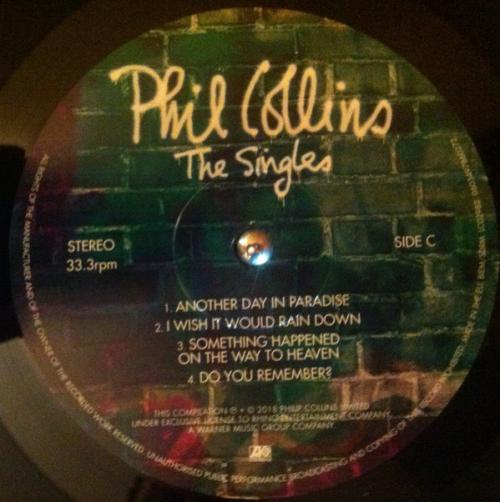 Виниловая пластинка WM Phil Collins The Singles (Black Vinyl)