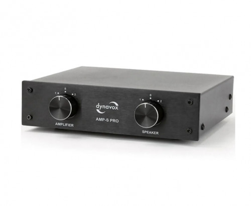 Коммутатор акустического сигнала, 2-канальный Dynavox AMP-S PRO BL (207765)