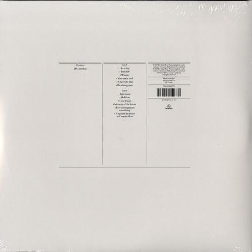 Виниловая пластинка Pet Shop Boys ELYSIUM (1 LP)