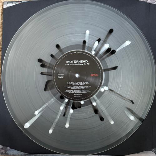 Виниловая пластинка Motorhead - No Sleep At All (Clear w/ White & Black Splatter Vinyl LP)
