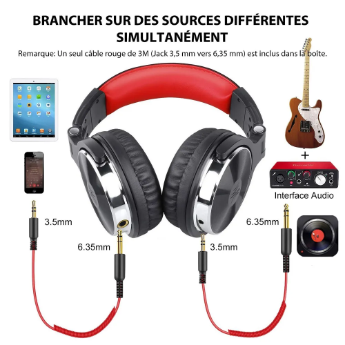 Наушники OneOdio Studio Pro 10 red