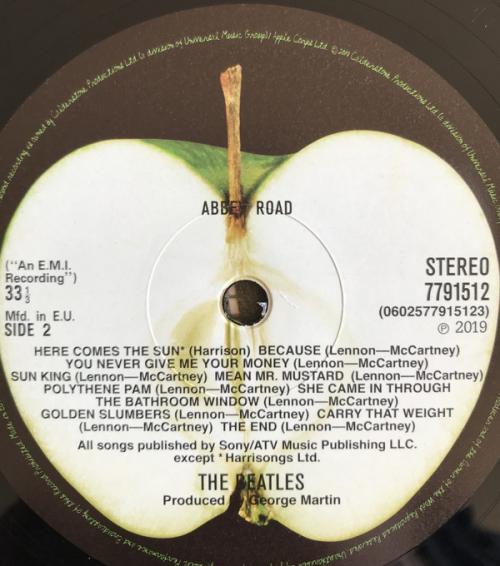 Виниловая пластинка The Beatles, Abbey Road (50th Anniversary / 2019 Mix)