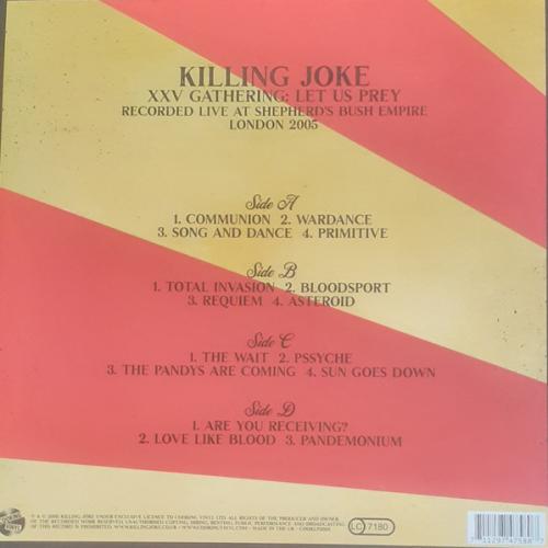 Виниловая пластинка Killing Joke - XXV Gathering: Let Us Prey (Limited Orange & Yellow Vinyl 2LP)