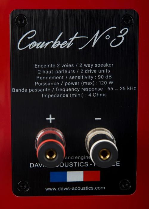 Полочная акустика Davis Acoustics Courbet 3 Red Gloss
