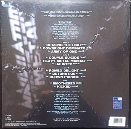 Виниловая пластинка Annihilator - Metal II (Orange Translucent Vinyl 2LP)