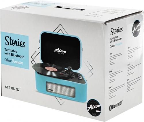 Проигрыватель винила Alive Audio STORIES Turquoise