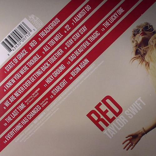 Виниловая пластинка Swift, Taylor, Red