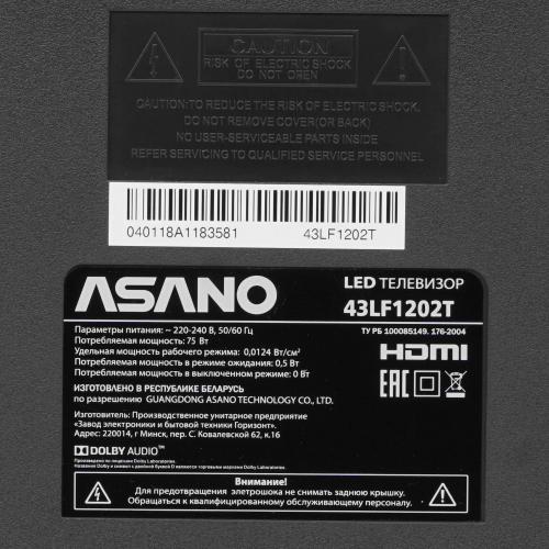 LED телевизор ASANO 43LF1202T
