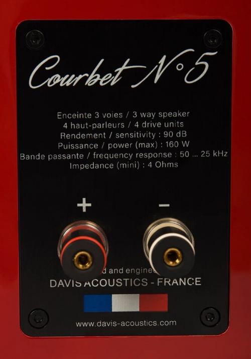 Напольная акустика Davis Acoustics Courbet 5 Red Gloss