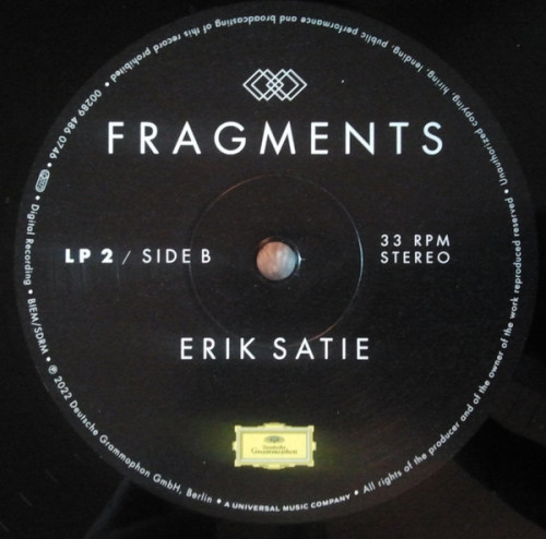 Виниловая пластинка Сборник - Satie: Fragments (Satie Reworks & Remixes) (Black Vinyl 2LP)