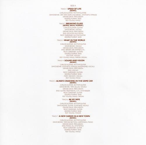 Виниловая пластинка PLG David Bowie Low (180 Gram/Remastered)