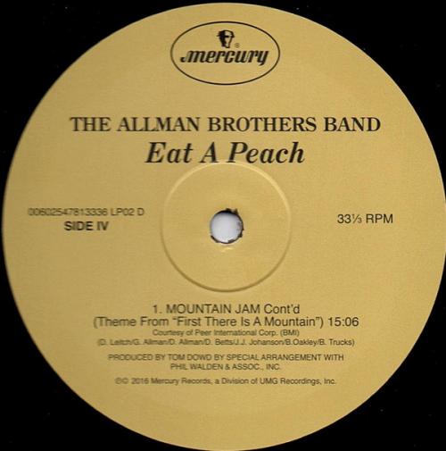 Виниловая пластинка Allman Brothers Band, The, Eat A Peach