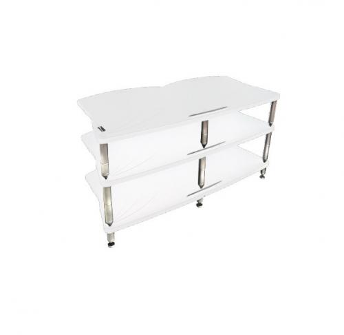 Модуль стойки под Hi-Fi Bassocontinuo CYMBALON 2.1 Inside White 140 mm (ножки серебро)