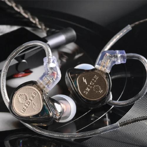 Наушники Hidizs ST2 Pro 3.5mm With Mic Black Transparent