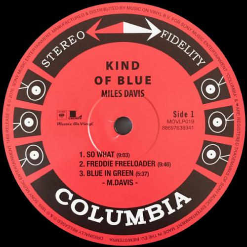 Виниловая пластинка Davis Miles - Kind Of Blue (2LP)