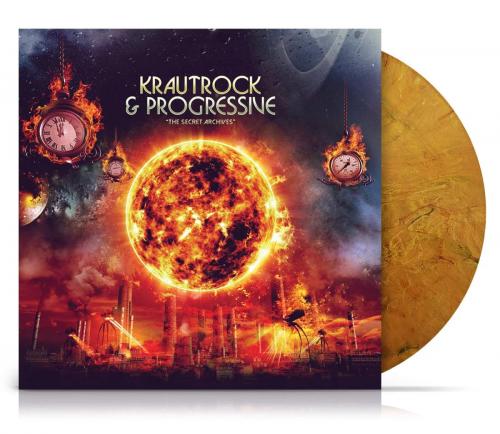 Виниловая пластинка Various Artists - Krautrock & Progressive: The Secret Archives (Yellow Ochre And Brown Marbled Vinyl, 2LP)