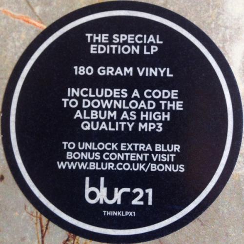 Виниловая пластинка PLG Blur Think Tank (180 Gram/Gatefold)