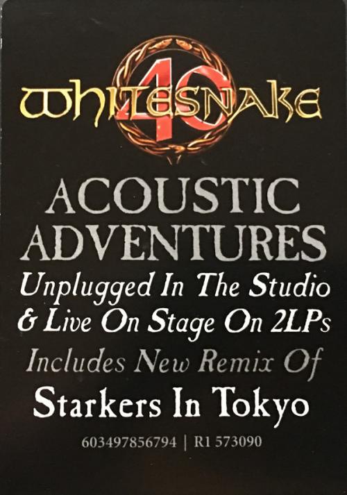 Виниловая пластинка PLG Whitesnake Unzipped (180 Gram Black Vinyl)