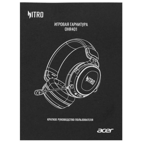 Наушники Acer OHR401 Nitro Black