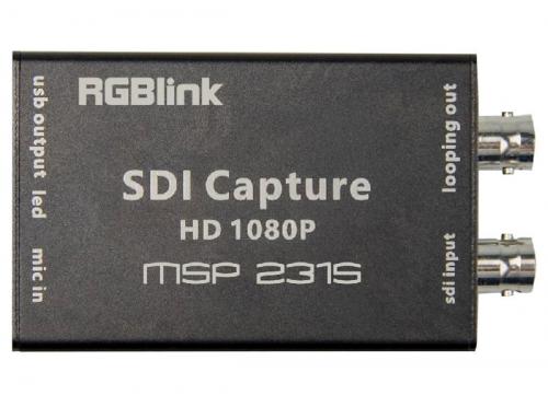 Устройство захвата и преобразования сигнала SDI в USB 2.0 (1080p) RGBLink MSP 231S