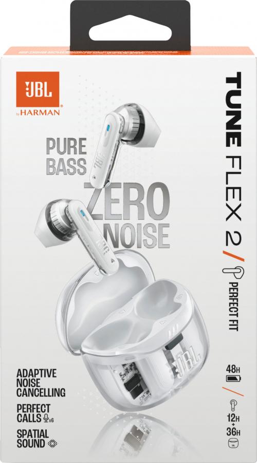 Наушники JBL Tune Flex 2 Ghost White