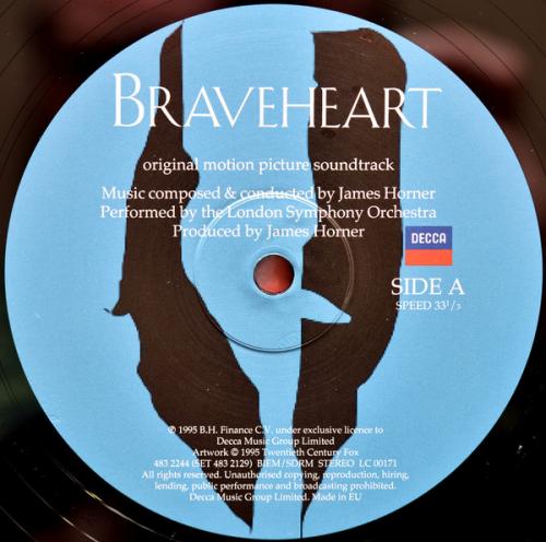 Виниловая пластинка Various Artists, Braveheart (2 LPs)