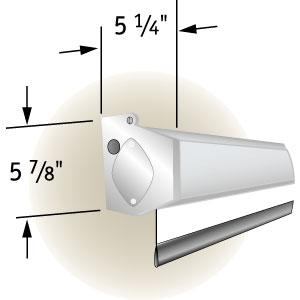 Экран Draper Targa NTSC (3:4) 534/210" 320*427 MW (XT1000E)