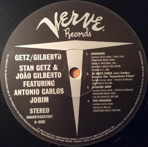 Виниловая пластинка Stan Getz, Joao Gilberto, Getz/Gilberto (Back To Black)