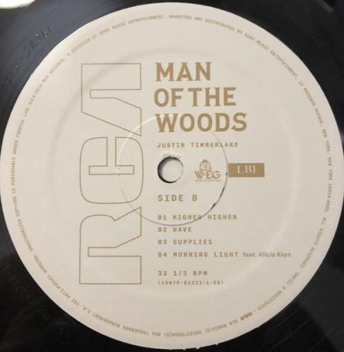 Виниловая пластинка Justin Timberlake Man Of The Woods (Gatefold/+Poster)