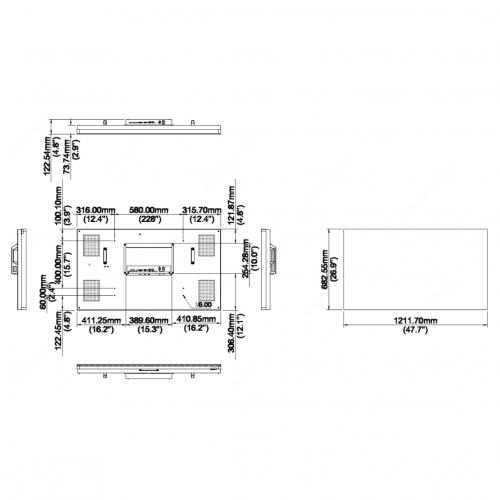 ЖК панель Uniview MW-A55-B3
