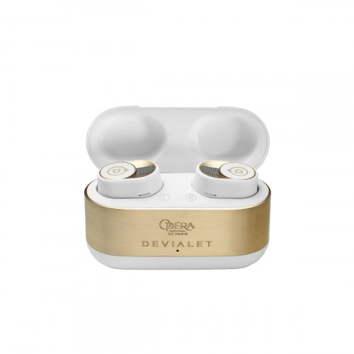 Беспроводные наушники Devialet Gemini II Opéra de Paris, белый/золото