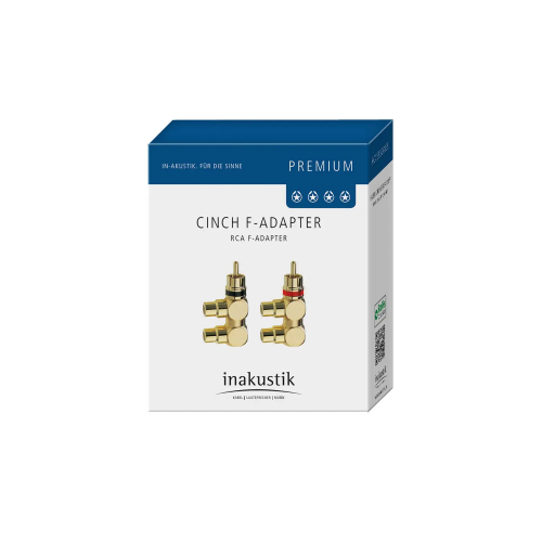 Переходник In-Akustik Premium RCA F-Adapter 2-Set #0080421