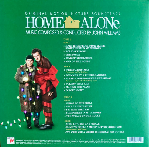 Виниловая пластинка OST - Home Alone (John Williams)  (Red & Gold Limited Vinyl 2LP)